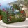 Meadow Lamb, Cottage and Wildflowers for Countryside Getaways and Garden Escape Trips Quilted Weekend Bag - 5