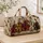 Colorful Violin Ensemble and Musical Notes for Concert Lovers and Music Travel Quilted Weekend Bag - 4