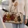 Colorful Violin Ensemble and Musical Notes for Concert Lovers and Music Travel Quilted Weekend Bag - 2