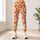 Orange Daisy Blooms for Yoga, Pilates, Weekend Walks and Everyday Spring Style Leggings - 4