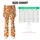 Orange Daisy Blooms for Yoga, Pilates, Weekend Walks and Everyday Spring Style Leggings - 7