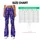 Purple Swirl Motif for Yoga, Pilates and Everyday Wellness Wear for Active Women Leggings - 7