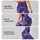 Purple Swirl Motif for Yoga, Pilates and Everyday Wellness Wear for Active Women Leggings - 2