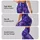 Purple Swirl Motif for Yoga, Pilates and Everyday Wellness Wear for Active Women Leggings - 8