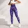 Purple Swirl Motif for Yoga, Pilates and Everyday Wellness Wear for Active Women Leggings - 4