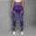 Purple Swirl Motif for Yoga, Pilates and Everyday Wellness Wear for Active Women Leggings - 6