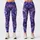 Purple Swirl Motif for Yoga, Pilates and Everyday Wellness Wear for Active Women Leggings - 3