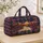 Americana Road Trip Sunset and Heritage Plaid for Relaxed Summer Vacation Adventures Quilted Weekend Bag - 4