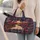 Americana Road Trip Sunset and Heritage Plaid for Relaxed Summer Vacation Adventures Quilted Weekend Bag - 2