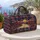 Americana Road Trip Sunset and Heritage Plaid for Relaxed Summer Vacation Adventures Quilted Weekend Bag - 5
