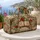 Vintage Open Books and Wildflowers for Literary Getaways and Garden-Loving Travelers Quilted Weekend Bag - 5