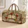 Vintage Open Books and Wildflowers for Literary Getaways and Garden-Loving Travelers Quilted Weekend Bag - 1