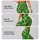 Vivid Green Diamond Motifs for Yoga, Pilates, Everyday Fitness, and Casual Wear Leggings - 2
