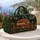 Vintage Camper and Woodland Stars for Camping Getaways and Weekend Road Trips Quilted Weekend Bag - 5