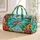 Tropical Sea Turtle And Hibiscus For Sunny Coastal Getaways And Relaxed Beach Travel Quilted Weekend Bag - 1