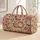 Blush Rose And Vine Florals For Romantic Travel And Weekend Getaways Quilted Weekend Bag - 1