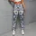 Blue Watercolor Wildflowers for Yoga, Pilates, and Everyday Studio-to-Street Style Leggings - 5