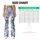 Blue Watercolor Wildflowers for Yoga, Pilates, and Everyday Studio-to-Street Style Leggings - 7