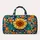 Bold Sunflower and Coastal Patchwork for Sunny Beach Days and Relaxed Summer Getaways Quilted Weekend Bag - 6