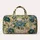 Teal Wildflower Blooms for Weekend Travel, Garden Getaways and Relaxed Yoga Days Away Quilted Weekend Bag - 6