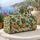 Golden Pineapples and Palm Leaves for Sunny Beach Getaways and Weekend Escapes Quilted Weekend Bag - 5