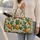 Golden Pineapples and Palm Leaves for Sunny Beach Getaways and Weekend Escapes Quilted Weekend Bag - 2