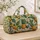 Golden Pineapples and Palm Leaves for Sunny Beach Getaways and Weekend Escapes Quilted Weekend Bag - 4