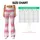 Pink Watercolor Stripes for Yoga, Pilates, and Relaxed Everyday Activewear for Women Leggings - 7