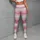 Pink Watercolor Stripes for Yoga, Pilates, and Relaxed Everyday Activewear for Women Leggings - 5