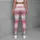 Pink Watercolor Stripes for Yoga, Pilates, and Relaxed Everyday Activewear for Women Leggings - 6