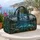 Alpine Mountain Lake and Evergreen Forest Scenery for Weekend Getaways and Camping Quilted Weekend Bag - 5