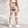 Cute Brown Puppies and Pink Bows for Playful Yoga and Everyday Activewear for Women Leggings - 5