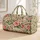 Blush Roses And Wildflower Botanicals For Tropical Beach Escapes And Weekend Getaways Quilted Weekend Bag - 1