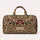 Vintage Burgundy And Navy Florals For Romantic Road Trips And Weekend Getaways Quilted Weekend Bag - 6