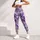 Lavender Violet Blossoms for Yoga, Running and Everyday Fitness Wear Leggings - 4
