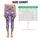 Lavender Violet Blossoms for Yoga, Running and Everyday Fitness Wear Leggings - 1