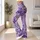Lavender Violet Blossoms for Yoga, Running and Everyday Fitness Wear Leggings - 12