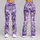 Lavender Violet Blossoms for Yoga, Running and Everyday Fitness Wear Leggings - 9
