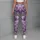 Lavender Violet Blossoms for Yoga, Running and Everyday Fitness Wear Leggings - 6