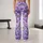 Lavender Violet Blossoms for Yoga, Running and Everyday Fitness Wear Leggings - 10