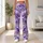 Lavender Violet Blossoms for Yoga, Running and Everyday Fitness Wear Leggings - 11