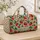 Strawberry Fruit Motif for Sunny Beach Days, Picnics, and Sweet Summer Getaways Quilted Weekend Bag - 4