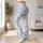 Powder Blue Wildflowers for Yoga, Pilates, and Everyday Errands Leggings - 12