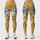 Mustard Blue Wildflowers for Pilates, Gym, And Everyday Wellness Leggings - 3