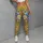 Mustard Blue Wildflowers for Pilates, Gym, And Everyday Wellness Leggings - 6
