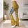 Mustard Blue Wildflowers for Pilates, Gym, And Everyday Wellness Leggings - 11