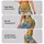 Mustard Blue Wildflowers for Pilates, Gym, And Everyday Wellness Leggings - 2