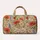 Vintage Coral Wildflowers and Olive Leaves for Beach Holidays and Relaxed Summer Travel Quilted Weekend Bag - 6