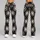 Charcoal Ivory Plaid for Pilates, Gym Workouts, and Everyday Athleisure Leggings - 9