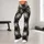 Charcoal Ivory Plaid for Pilates, Gym Workouts, and Everyday Athleisure Leggings - 10